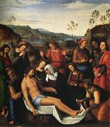 Pietro Perugino Lamentation over the Dead Christ (mk25) china oil painting reproduction